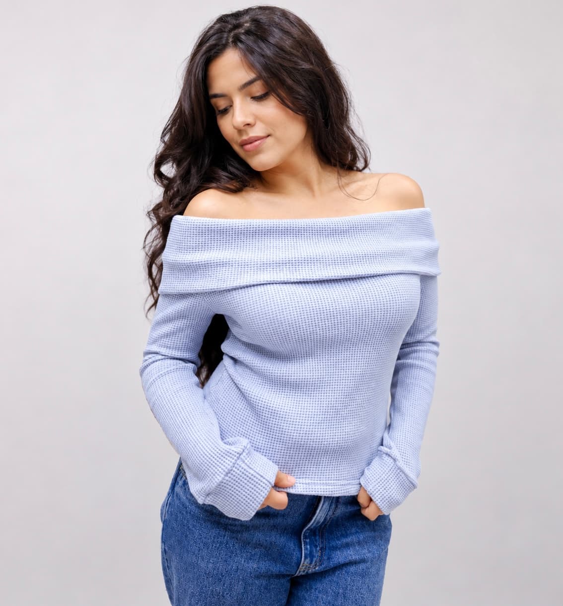 BLUSA CUELLO BOTE